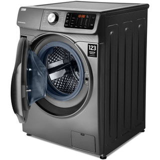 ماشین لباسشویی سام مدل DD-P1480 ظرفیت ۹ کیلوگرم درب از جلو رنگ سفید